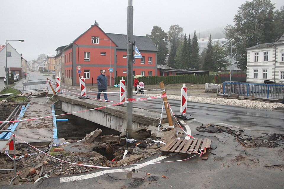 Povodně na Jesenicku (2024), Jeseník, 4. 10. 2024