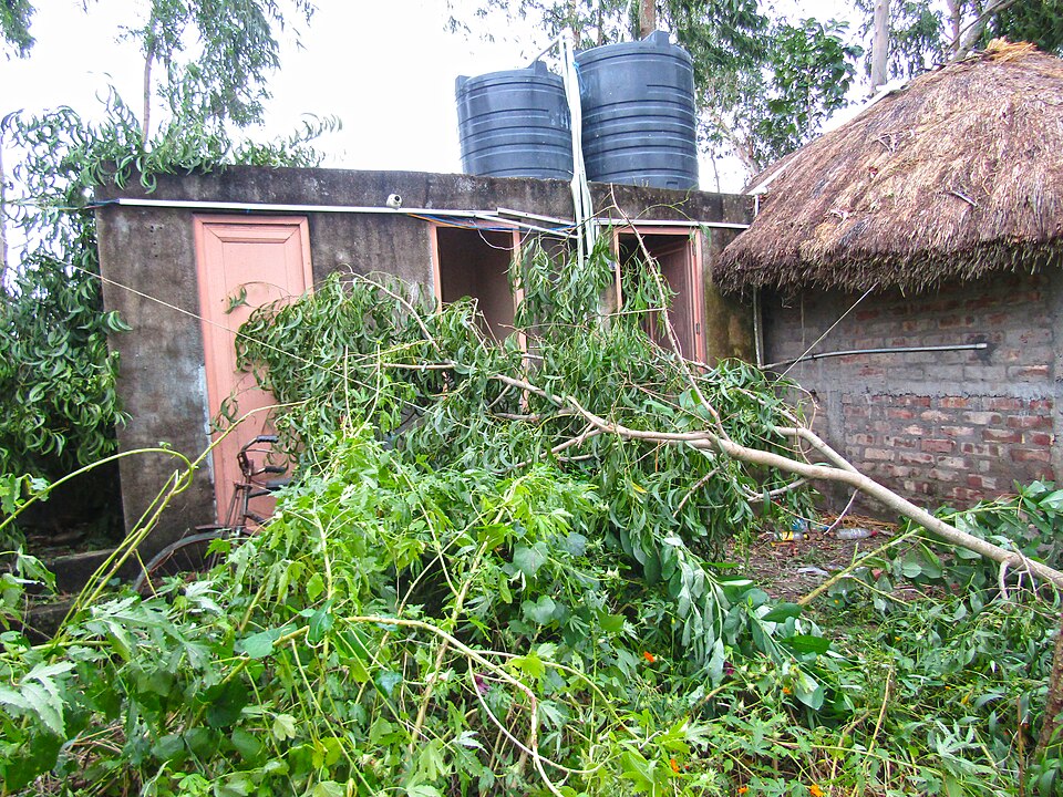 Aftermath of Cyclone Bulbul