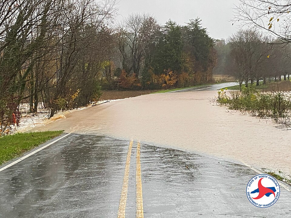 Aftermath of Hurricane Eta in North Carolina